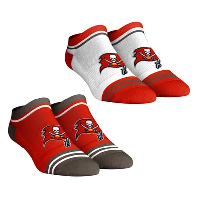 Tampa Bay Buccaneers Rock Em Unisex Two-Pack Team Color Low-Cut Ankle Socks - Red
