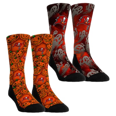 Tampa Bay Buccaneers Rock Em Socks Unisex Halloween Crew Socks 2-Pack Set
