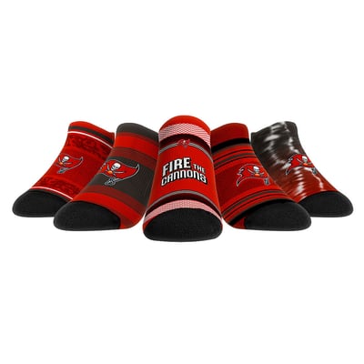  Tampa Bay Buccaneers Rock Em Unisex Super Fan Five-Pack Low-Cut Socks Set - 
