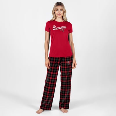  Tampa Bay Buccaneers Concepts Sport Women's Highland Sleep Set - Red