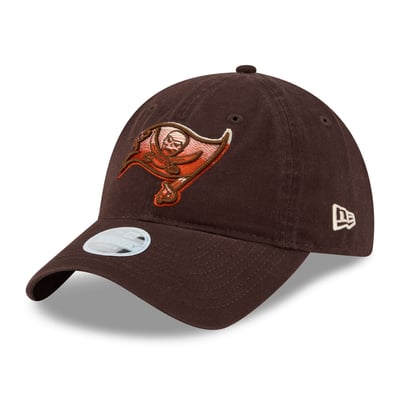 Tampa Bay Buccaneers New Era Women's Pumpkin Spice 9TWENTY Adjustable Hat - Brown