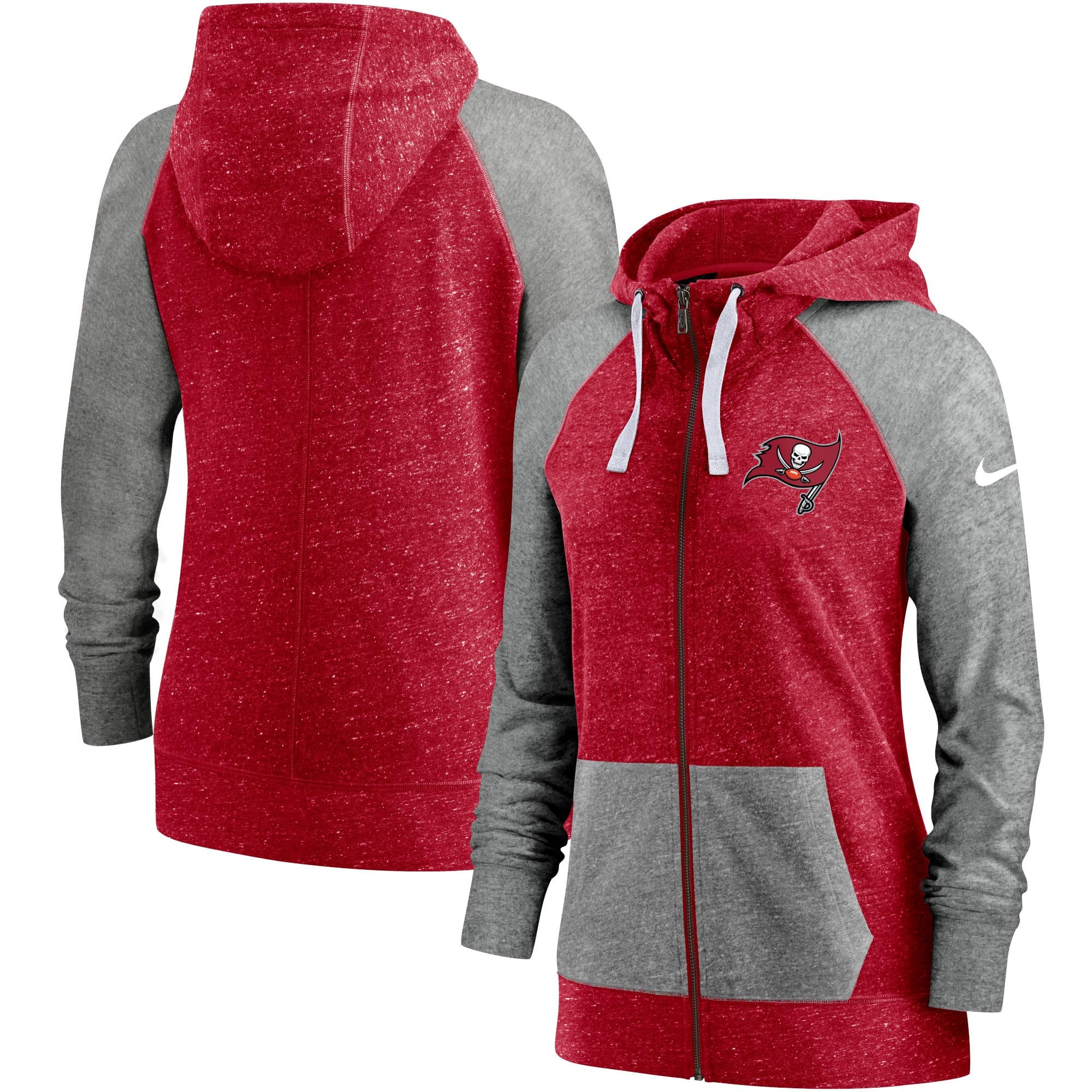 Women's Nike Heathered Red Tampa Bay Buccaneers Gym Vintage Full