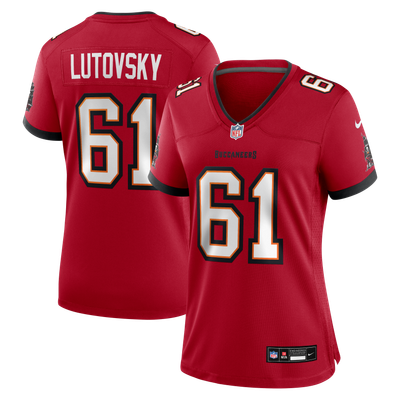Henry Lutovsky Tampa Bay Buccaneers Nike Women's Team Game Jersey - Red