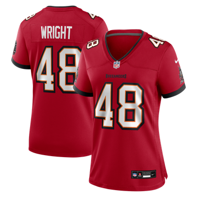 Javin Wright Tampa Bay Buccaneers Nike Women's Team Game Jersey - Red