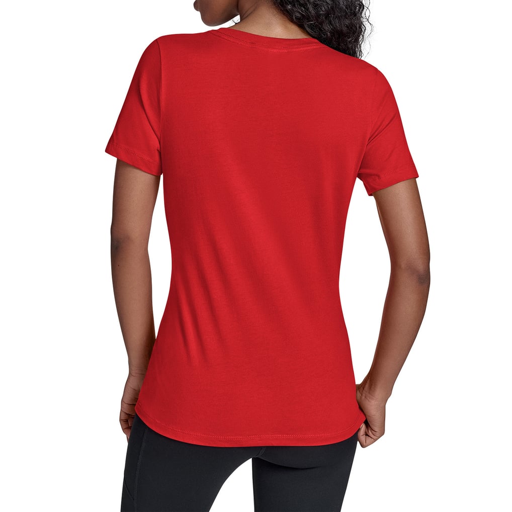 Women's Starter Red Tampa Bay Buccaneers Throwback Groovy Script V-Neck ...