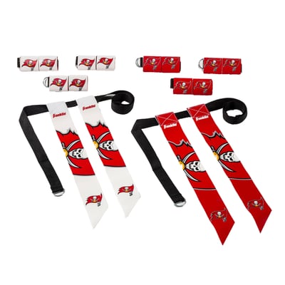 Tampa Bay Buccaneers Franklin Sports Youth NFL Flag Football Set