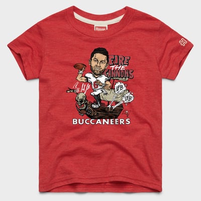 Baker Mayfield Tampa Bay Buccaneers Homage Youth Caricature T-Shirt - Red