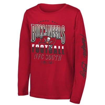 Tampa Bay Buccaneers Outerstuff Youth Real Ones Long Sleeve T-Shirt - Red