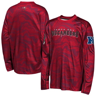 Tampa Bay Buccaneers Outerstuff Youth Tailgate Performance Long Sleeve T-Shirt - Red
