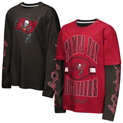 Tampa Bay Buccaneers Outerstuff Youth Motion Combo Set - Red/Pewter