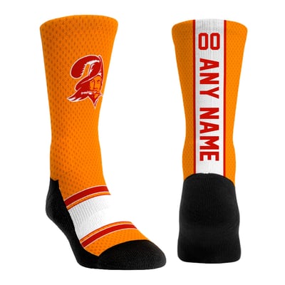  Tampa Bay Buccaneers Rock Em Youth Throwback Jersey Custom Crew Socks - Orange