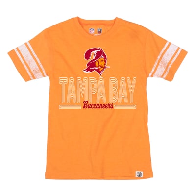 Tampa Bay Buccaneers Wes & Willy Youth Football Jersey T-Shirt - Orange