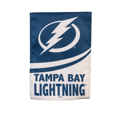  Tampa Bay Lightning 12.5" x 28" Color Wave Double-Sided Burlap Garden Flag