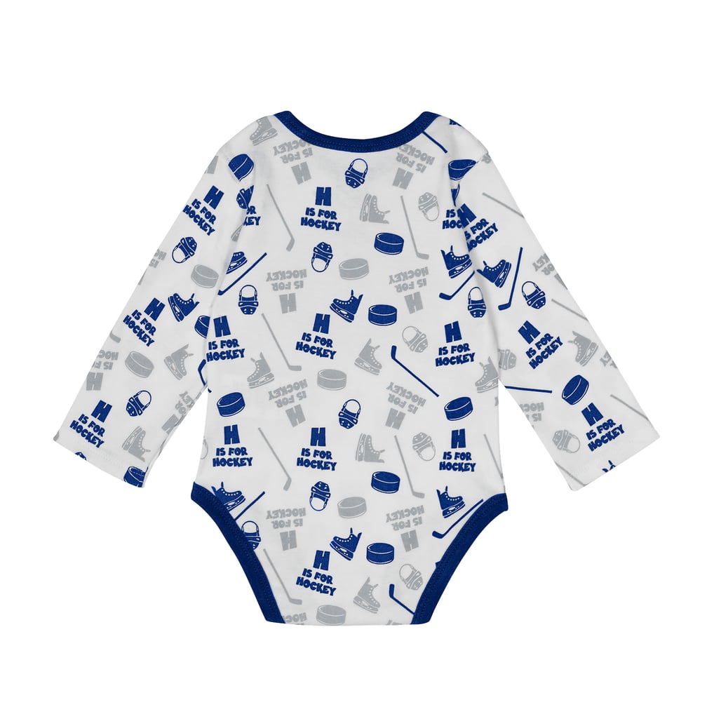 Tampa Bay Lightning Infant Quick Learner Long Sleeve Bodysuit  - White
