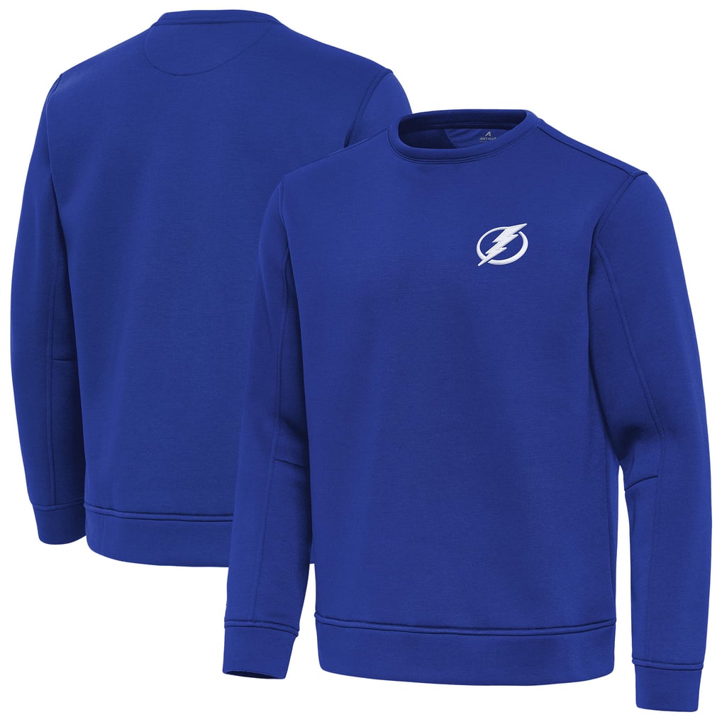 Tampa Bay Lightning Antigua Relevant Lightweight Pullover Sweatshirt - Royal