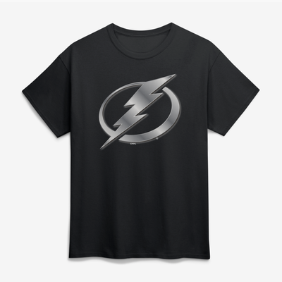 Tampa Bay Lightning Big & Tall Forged Mascot T-Shirt - Black