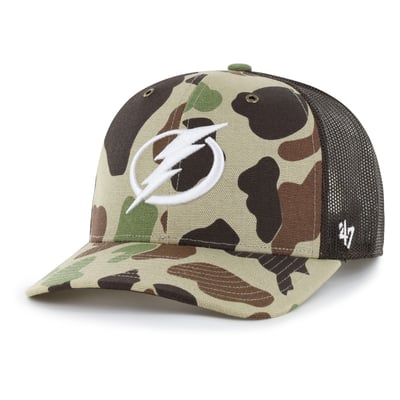 Tampa Bay Lightning Carhartt x '47 Adjustable Trucker Hat - Duck Camo