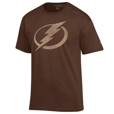  Tampa Bay Lightning Champion Core Plus Jersey T-Shirt - Brown