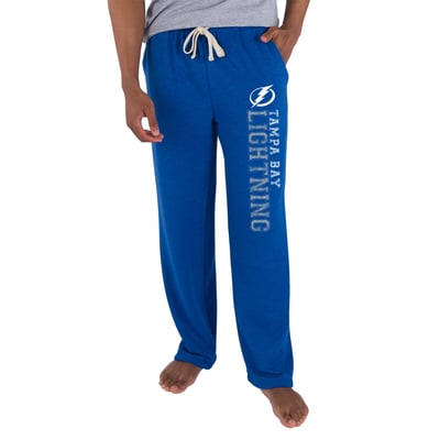 Tampa Bay Lightning Concepts Sport Mainstream Terry Tri-Blend Pants - Blue