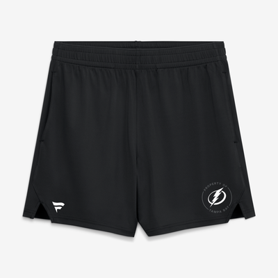 Tampa Bay Lightning Fanatics Authentic Pro Training Shorts - Black
