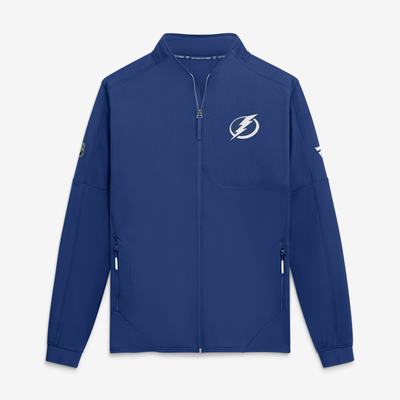 Tampa Bay Lightning Fanatics Authentic Pro Rink Fleece Full-Zip Jacket - Blue