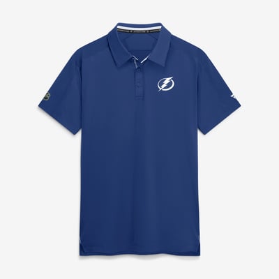 Tampa Bay Lightning Fanatics Authentic Pro Rink Polo - Blue