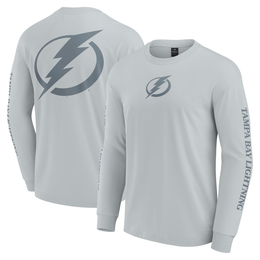 Fanatics Tampa Bay Lightning Gray Elements Strive Long Sleeve T-Shirt