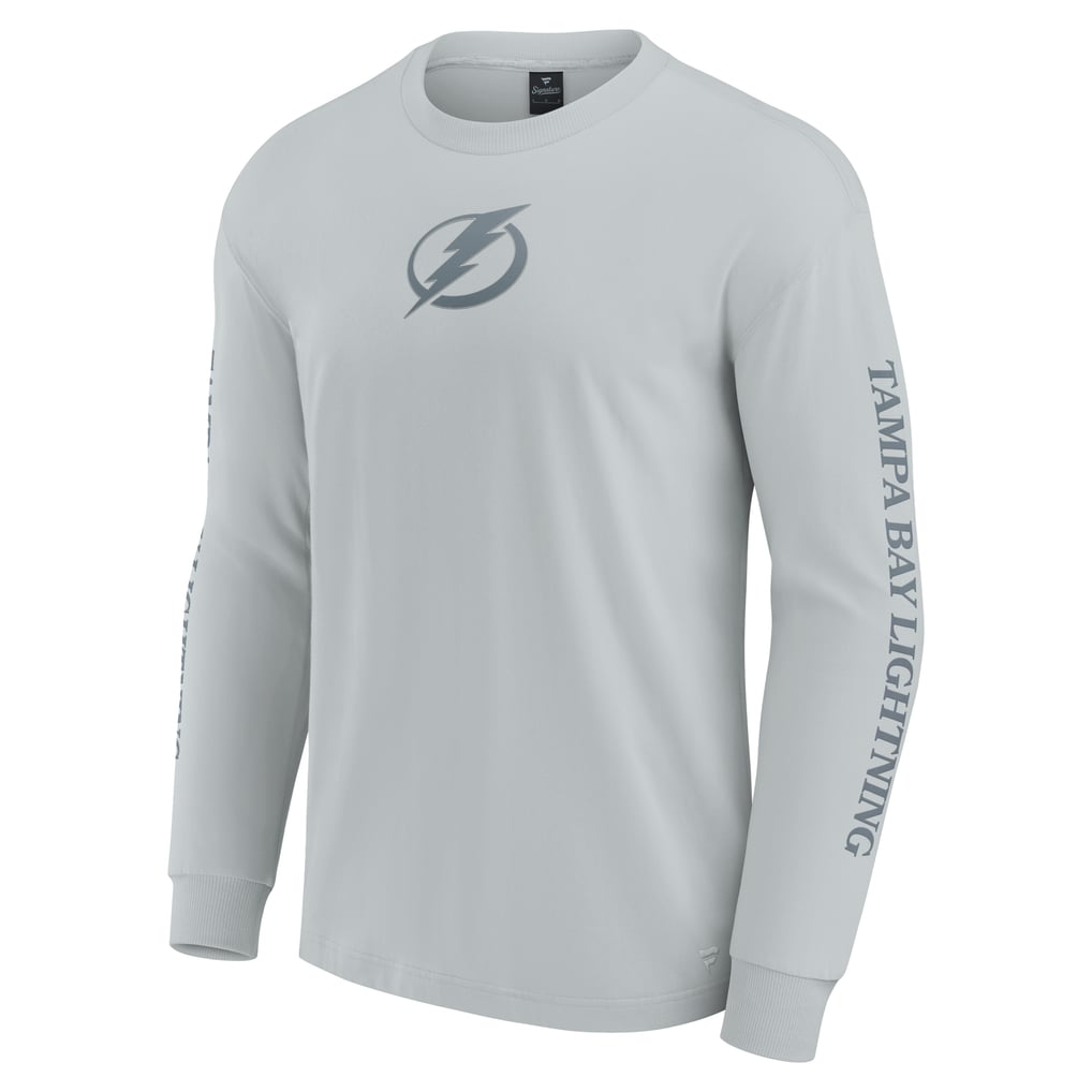 Fanatics Tampa Bay Lightning Gray Elements Strive Long Sleeve T-Shirt