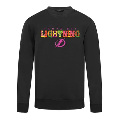 Tampa Bay Lightning Levelwear DOTD Fiesta Text Zane Sweatshirt - Black
