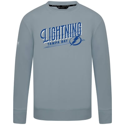  Tampa Bay Lightning Levelwear Mandate Longtimer Crew Sweatshirt - Gray