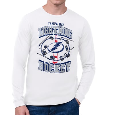 Tampa Bay Lightning Starter Tilly Long-Sleeve T-Shirt - White
