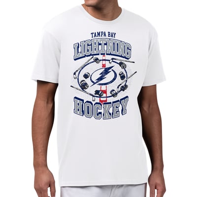 Tampa Bay Lightning Starter Tilly T-Shirt - White
