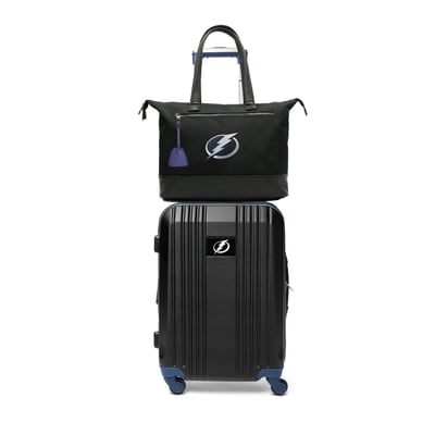 Tampa Bay Lightning MOJO Premium Laptop Tote Bag and Luggage Set