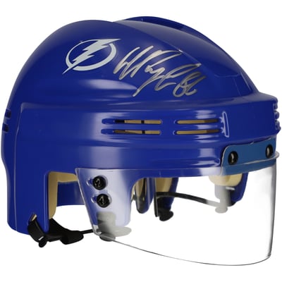 Nikita Kucherov Tampa Bay Lightning Fanatics Authentic Autographed Blue Mini Helmet