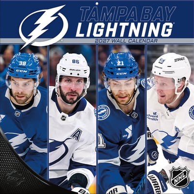Tampa Bay Lightning 2027 12” x 12” Team Wall Calendar