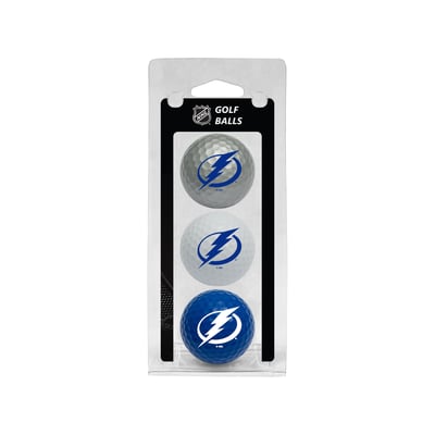 Tampa Bay Lightning 3-Pack Multi-Colored Team Golf Ball Set
