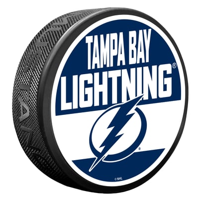 Tampa Bay Lightning Shout Hockey Puck