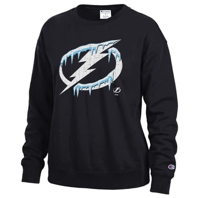 Tampa Bay Lightning Champion Women's Frozen Sweatshirt - Black