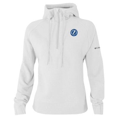Tampa Bay Lightning Columbia Women's Half-Zip Swingcraft Tri-Blend Hoodie - White
