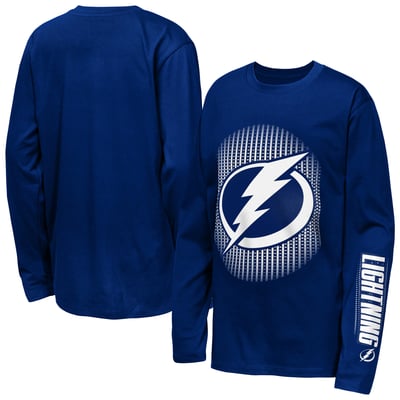 Tampa Bay Lightning Outerstuff Youth Regroup & Reset Long Sleeve T-Shirt - Blue