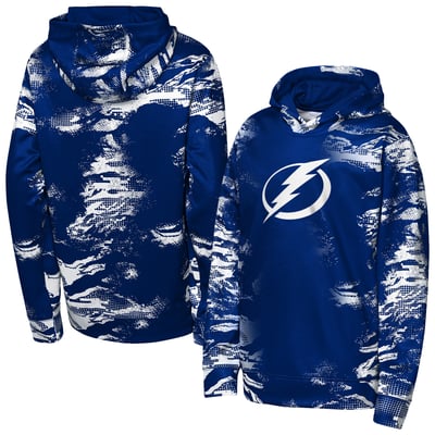  Tampa Bay Lightning Outerstuff Youth Team Dynamics Hoodie - Blue