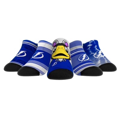  Tampa Bay Lightning Rock Em Youth Super Fan Five-Pack Low-Cut Socks Set - 