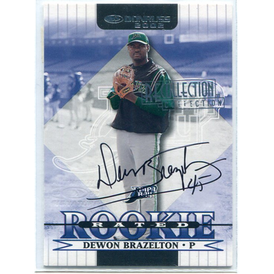 2003 Donruss Recollection Autographs #31 Dewon Brazelton 02 RR/24