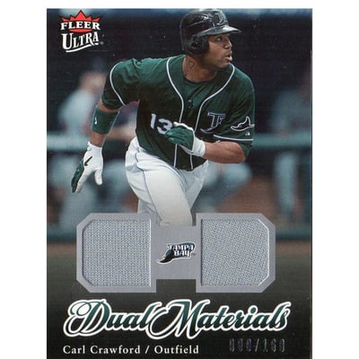 2007 Ultra Dual Materials #CC Carl Crawford