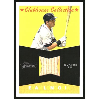 2009 Topps Heritage Clubhouse Collection Relics #EVL Evan Longoria HN