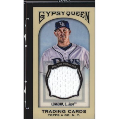 2011 Topps Gypsy Queen Framed Mini Relics #EL Evan Longoria