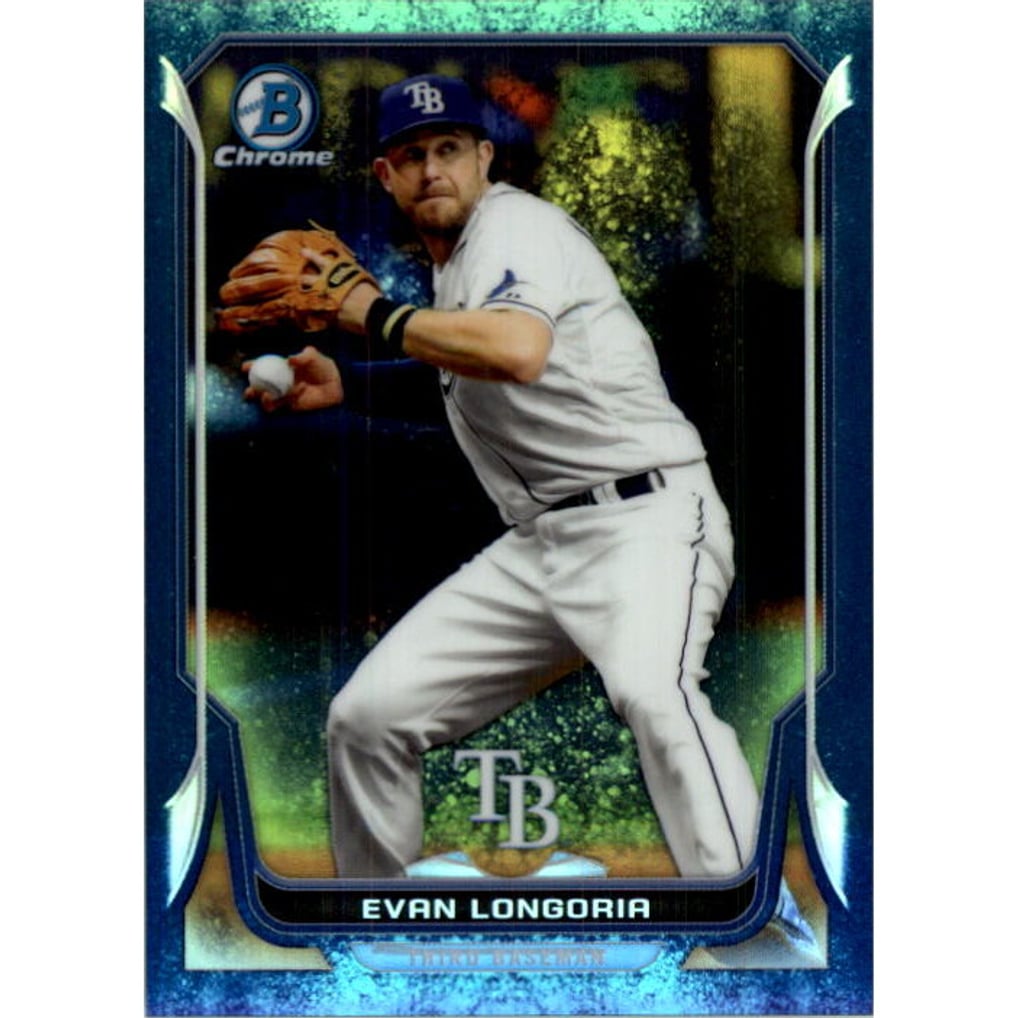 2014 Bowman Chrome Bubble Refractors #53 Evan Longoria