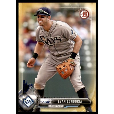 2017 Bowman Gold #37 Evan Longoria