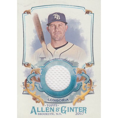 2017 Topps Allen and Ginter Relics #FSRAEL Evan Longoria A
