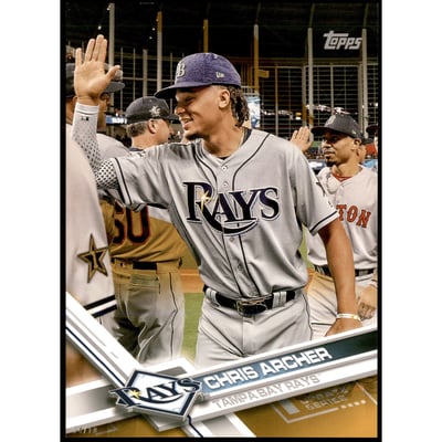 2017 Topps Update 5x7 Gold #US17 Chris Archer